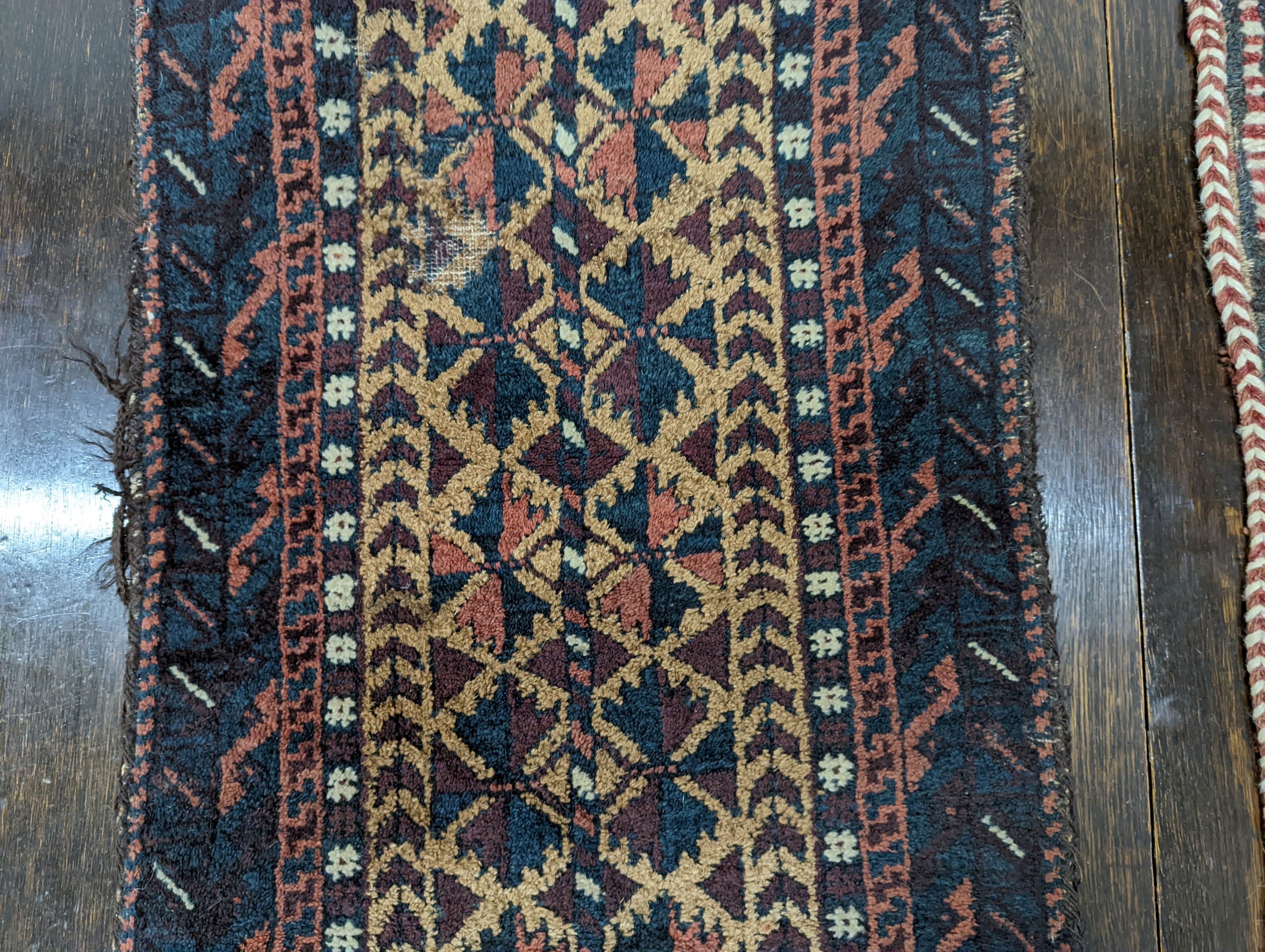 Two Belouch rugs and two prayer mats, largest 200 x 110cm